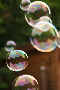 soap bubbles
